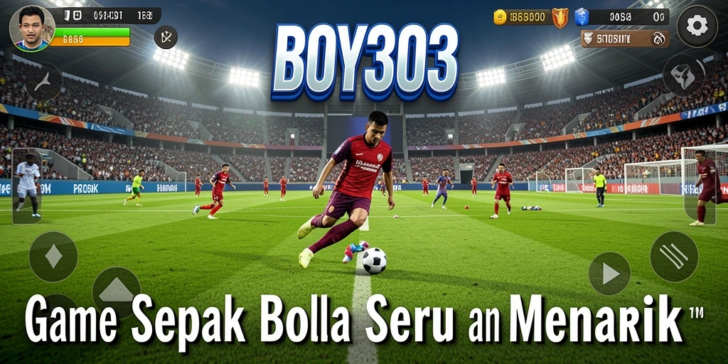 Tampilan gameplay sepenuhnya mendebarkan pada BOY303.