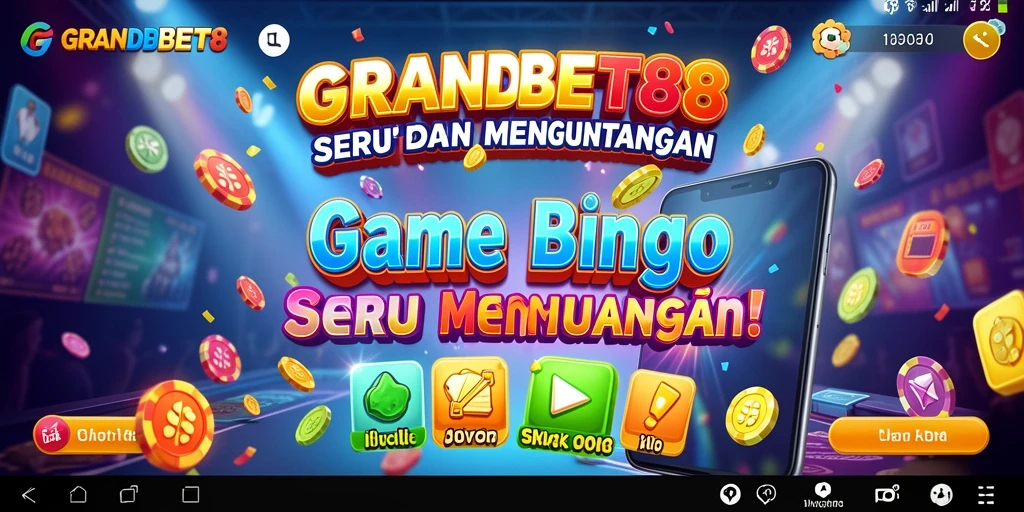 Tampilan menarik dari gameplay Bingo di GRANDBET88.