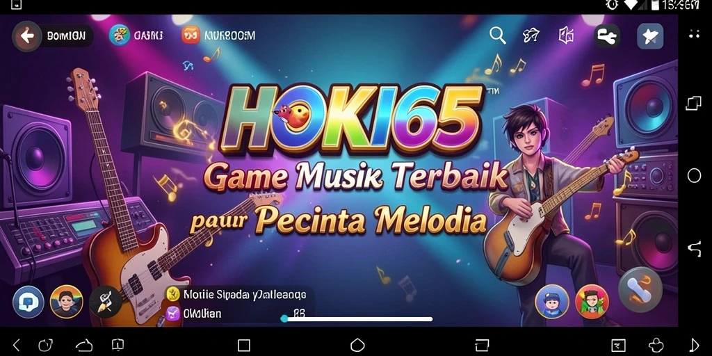 Gameplay HOKI65 yang seru dan interaktif dengan musik.