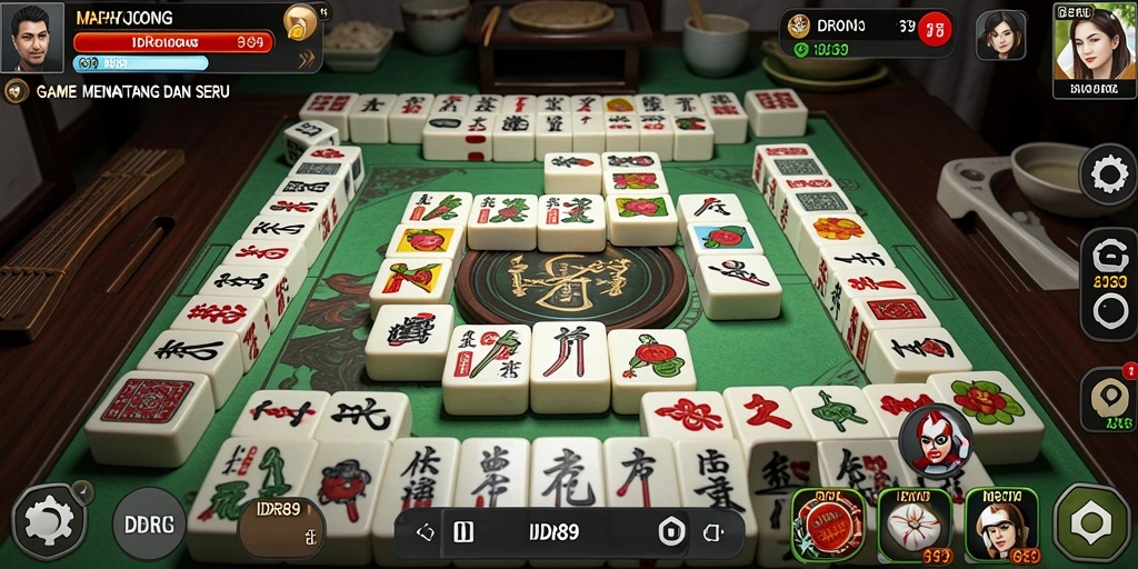 Gameplay menarik dari IDR89 yang menunjukkan tantangan Mahjong.