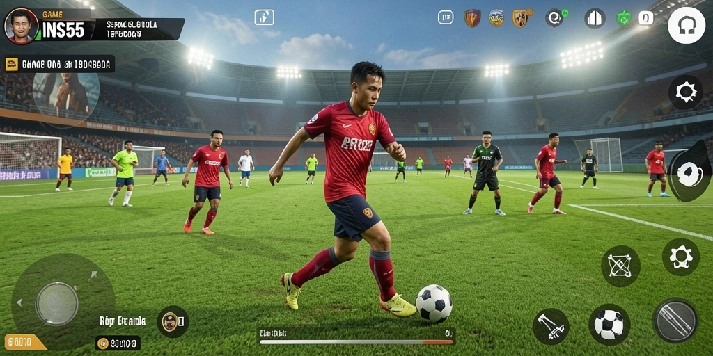 Gameplay seru dan menegangkan dalam INS55.
