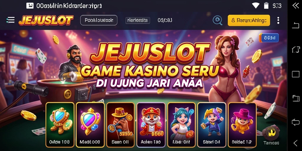 Tampilan menarik pada permainan slot JEJUSLOT.