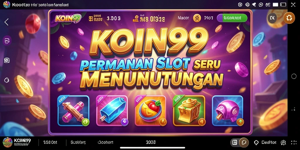 Tampilan gameplay KOIN99 yang menawan dengan aksi Slot yang seru.