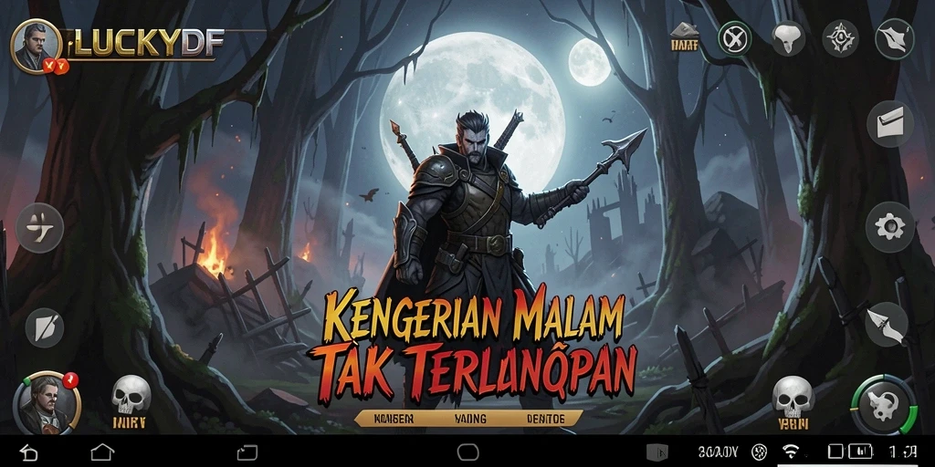Tangkap momen seram dalam gameplay LUCKYDF yang menegangkan.