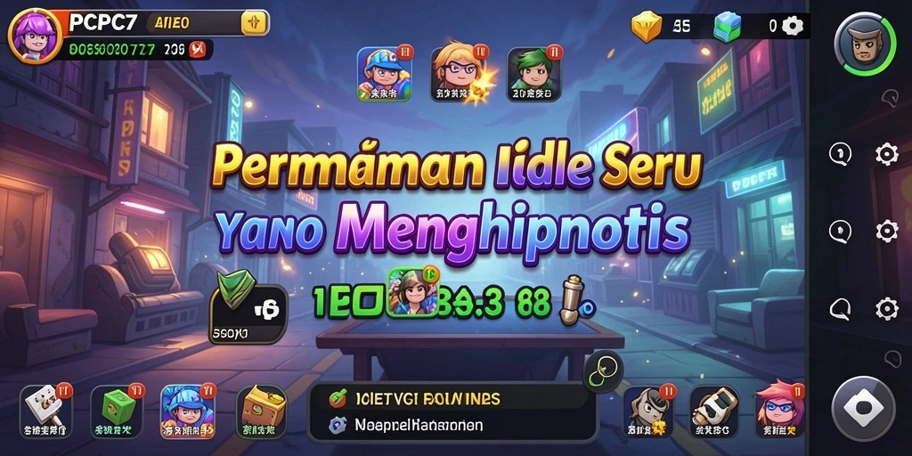 Screenshot utama menampilkan gameplay seru dan unik dari PCPC7.
