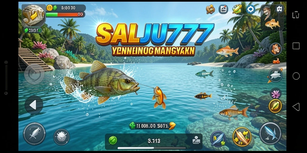 Tangkapan ikan besar di SALJU777, pemandangan yang menakjubkan.