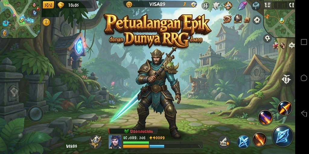Pengalaman gameplay mendebarkan di dunia RPG VISA89.